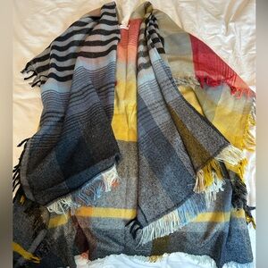 Anthropologie Plaid Women's Scarf/Shawl